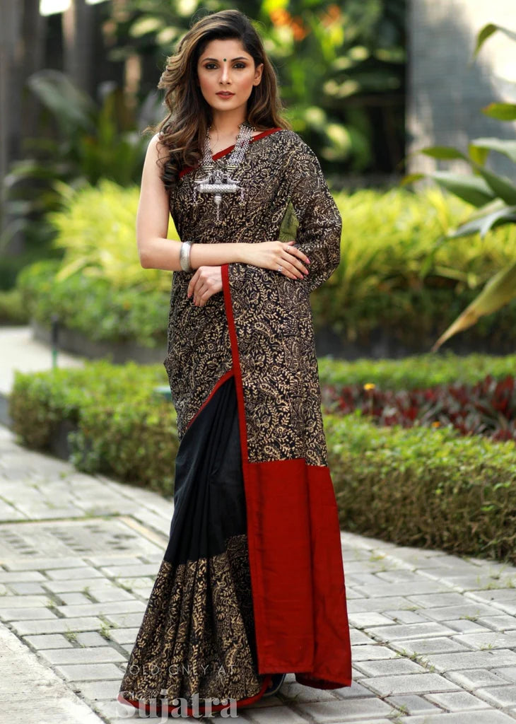 STYLISH BLACKY COLOR  MODAL SILK