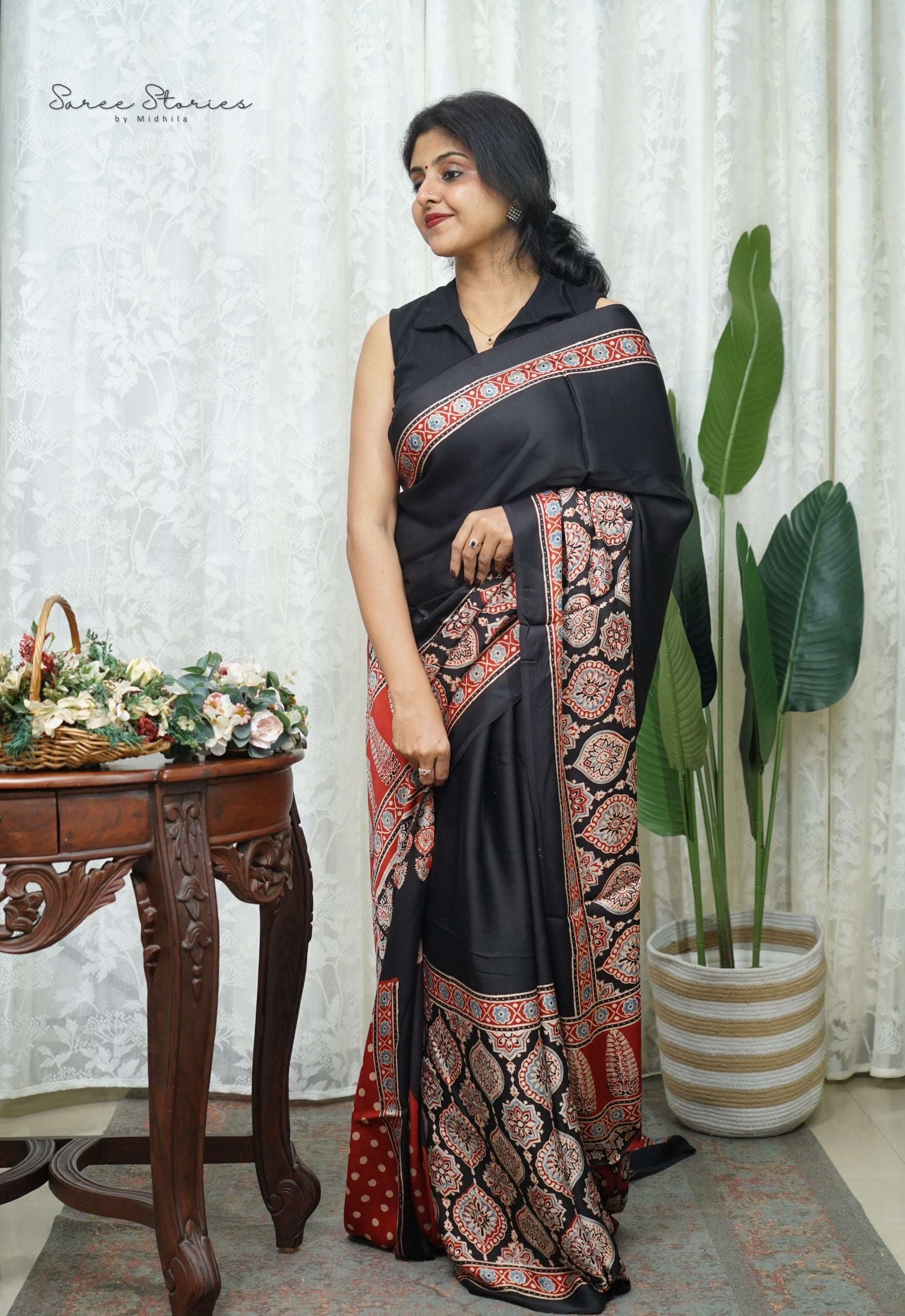 SEXIEST SPECIAL BLACK COLOR MODAL SILK