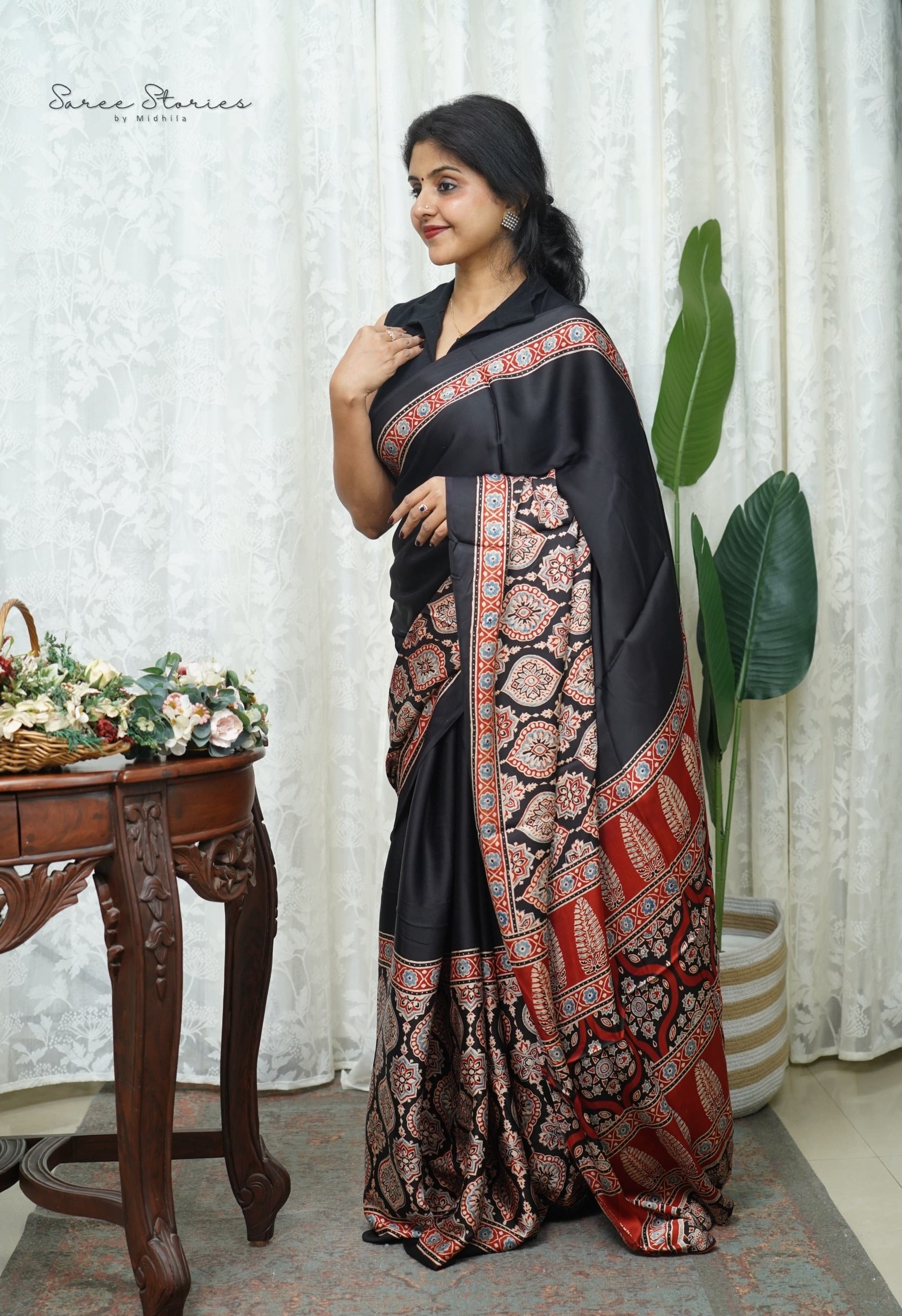 SEXIEST SPECIAL BLACK COLOR MODAL SILK