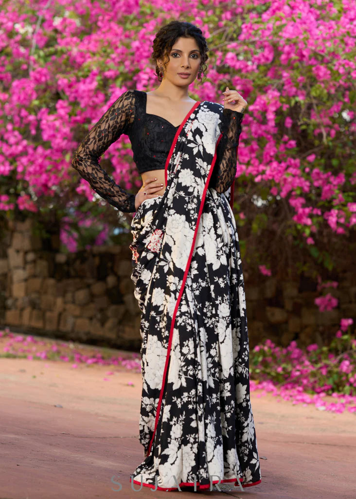 SEXIEST SPECIAL BLACK COLOR MODAL SILK