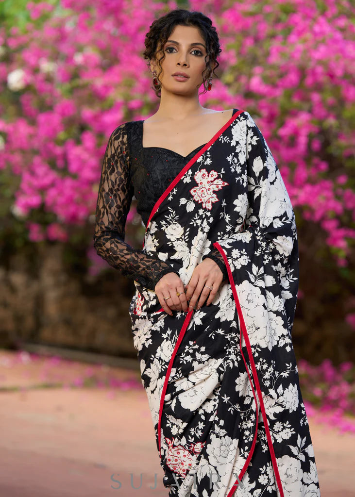 SEXIEST SPECIAL BLACK COLOR MODAL SILK