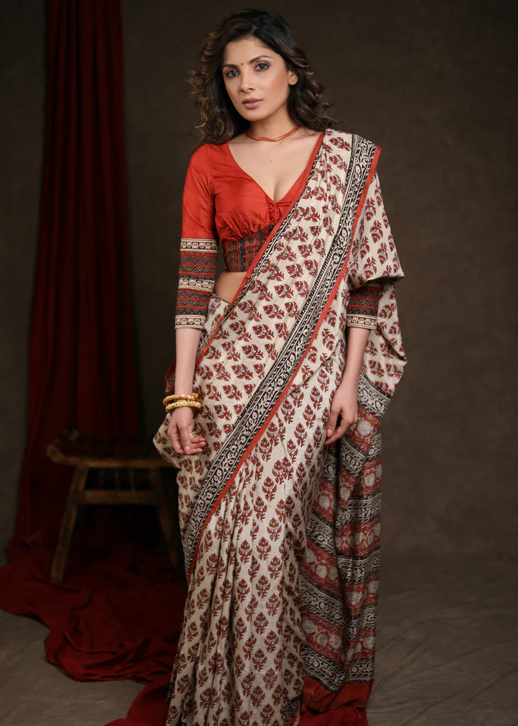 CREAMY WALE VIBES  MODAL SILK