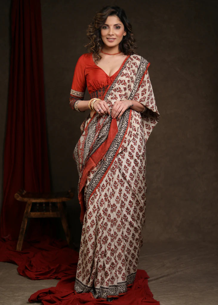 CREAMY WALE VIBES  MODAL SILK