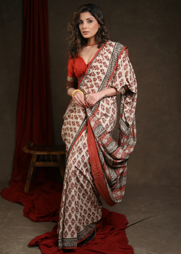 CREAMY WALE VIBES  MODAL SILK