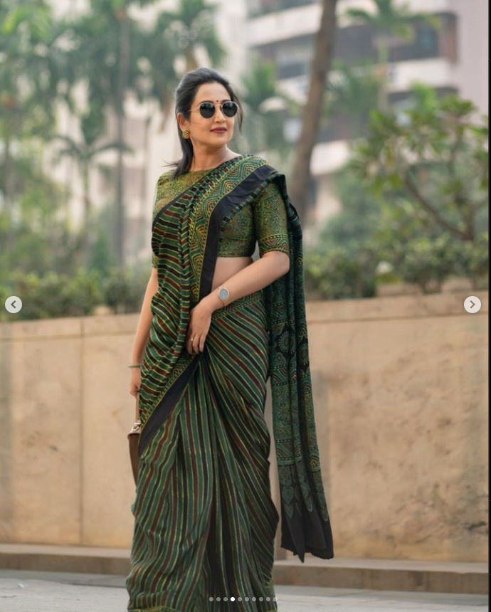 OFFICE OFFICE  WALE  COTTON LINEN SAREE